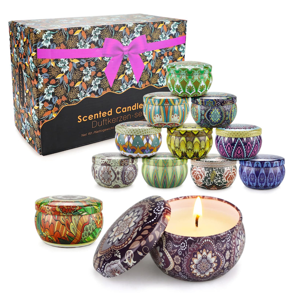 Scented Candles Gifts for Women, 12 Pack Candles Home Scented, Birthday Gifts for Women Mom Friends, Thank You Gifts for Women Who Have Everything