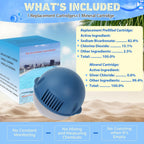 Hot Tub Floating System Mineral Cartridge + Prefilled Replacement Cartridge 1-Pack, Compatible with Frog Ease Floating System, Self-Regulating Water Treatment
