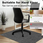 AiBOB Office Chair Mat for Hardwood Floor & Tile Floor, 53" x 45"Heavy Duty Computer&Desk Chair Mat for Rolling Chairs, Hard Floor Protector for Home Office