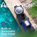 Aquastrong In/Above Ground Pool Pump High Flow Self Primming Swimming Pool Pump,Light Blue