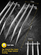 Claws for Wolverine Cosplay Costume: Halloween Accessories - Plastic Anti-Break Claws (2 Claws)