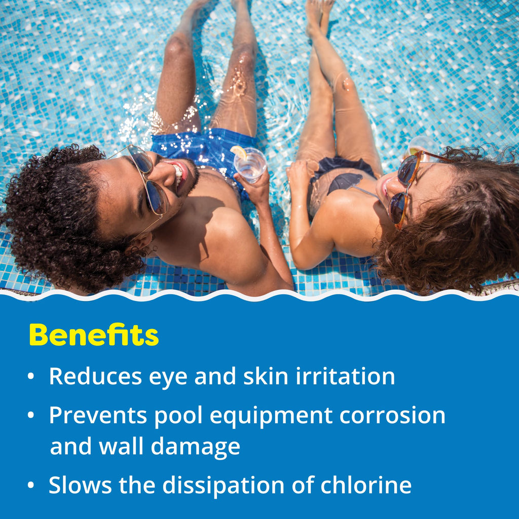 In The Swim pH Increaser for Pools - Granular 100% Sodium Carbonate (Soda Ash) to Raise pH Up - 25 Pounds