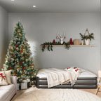 SENNOUL Prelit Christmas Tree with Lights 6ft - Premium Artificial Christmas Tree, with 874 Branch Tips and 250 Warm Lightsm, Support Automatique, Easy Assembly,Perfect Choice for Xmas Decorations