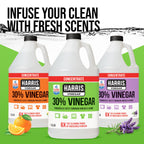 Harris 30% Vinegar Concentrated Extra Strength — All Purpose Cleaner for Home, Garden & Patio
