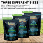 Mycorrhizal Fungi Root Enhancer for Plants - Bigger, Stronger, Healthier Roots, Use In Soil and Hydroponics - Super 20X Concentrated Mycorrhizae Inoculant Strain - Trifecta Myco Supreme (175 Grams / 6 OZ)