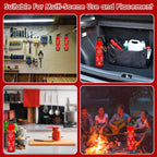 WPW Upgraded 8-in-1 Fire Extinguisher for Home with Wall Mount, 620ml Portable Fire Extinguisher For Vehicle Car Boat House Kitchen Emergency Supplies, Water-Based Solution For A, B, C, K Fire