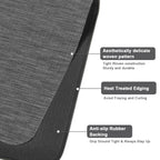 AiBOB Office Chair Mat for Hardwood Floor & Tile Floor, 53" x 45"Heavy Duty Computer&Desk Chair Mat for Rolling Chairs, Hard Floor Protector for Home Office