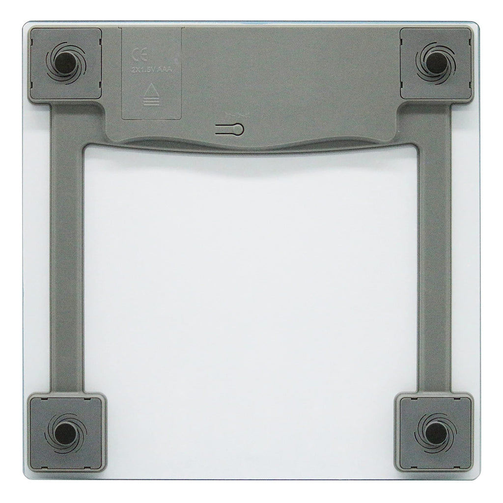 Taylor Digtal Scales for Body Weight, Highly Accurate 400 LB Capacity, Auto On and Off Scale, 11.8 x 11.8 Inches, Charcoal Grey