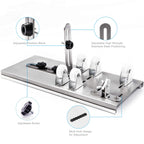 Glass Bottle Cutter, Upgraded Bottle Cutting Tool Kit, DIY Machine for Cutting Wine, Beer, Liquor, Whiskey, Alcohol, Champagne, Upgraded Precision Cutting for Round Glass Bottles