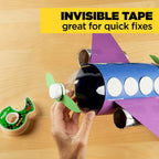 Scotch Magic Tape, 6 Rolls with Dispenser, Numerous Applications, Invisible, Engineered for Repairing, 3/4 x 1000 Inches, Boxed (810K6C38)
