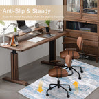 FUANGUI Office Chair Mat for Hardwood/Tile Floor 36"x48", Rolling Desk Mat, Computer Gaming Rug, Anti-Slip, Non-Curve Floor Protector for Home