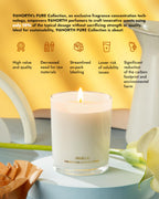 96NORTH | Pure Vanilla Candle | 100% Natural Soy Wax | Jar Candle | Natural Fragrance Technology | Non Toxic | Up to 35 Hours Burning Time | Aromatherapy Gift for Men and Women