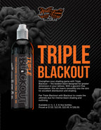 WORLD FAMOUS TATTOO INK - Triple Blackout Tattoo Ink - Dark & Bold Black Shade (1 oz)