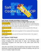 PoolRx Pool Unit #101001 6 Month Algaecide Blue Treats 7.5k-20k gallons, Single