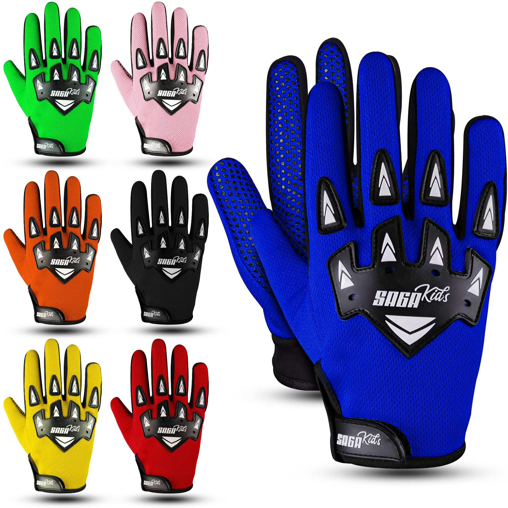Youth Motocross Gloves – Pro-Grade Protection for Dirt Bike & BMX Riders | High-Performance Gear for Boys & Girls | Built for Future Champions