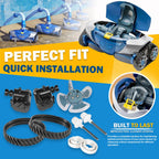 Replacement Tune-Up Kit Fit forZodiac MX6 MX8 MX6EL MX8EL Pool Cleaners , Bearings & Control Devices – R0525100 R0526100 R0527000 R0524700 R0524800 R0524900 , Complete Pool Cleaner Tune-Up Kitt