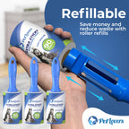 PetLovers Extra Sticky Lint Roller Value Set 270 Sheets for Pet Hair Removal, Dog and Cat Lint Remover 3 Pack