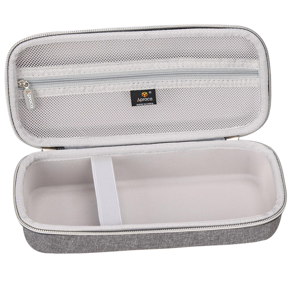 Aproca Grey Hard Travel Storage Case, compatible with Waterpik WF-02 Cordless Water Flosser and Accessories