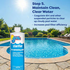 In The Swim Opening Kit and Chlorine Bundle - Pre-Measured Opening Kit for Easy Use - 10 Pound Bucket of 3-Inch Stabilized Chlorine Tablets - Inground and Above Ground Pools Up to 7,500 Gallons