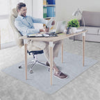 Office Chair Mat for Carpeted Floor 46” x 60” Clear Floor Protector Mat Anti Slip Computer Desk Chair Mat for Home Office (46” x 60” Rectangular)