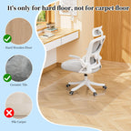 Tonaus Chair Mat for Hard Floor Office Chair Mat Desks Mats Large 48"×36",Transparent Clear PVC Floor Protector for Home Office Study Wooden Floors 3'x4'