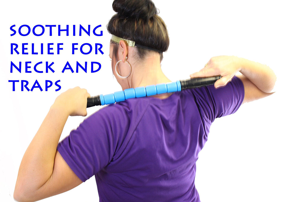 The Stick Massage Roller Original | Muscle Roller Massage Stick for Legs | Exercise Roller Massage Tools for Sports Athletes and Runners 17.75" - Original Blue