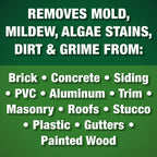 Mold Armor E-Z House Wash – Kills Mold and Mildew- 1 Gallon