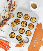 USA Pan Bakeware Muffin Pan, 12-Well, Set of 2, Aluminized Steel