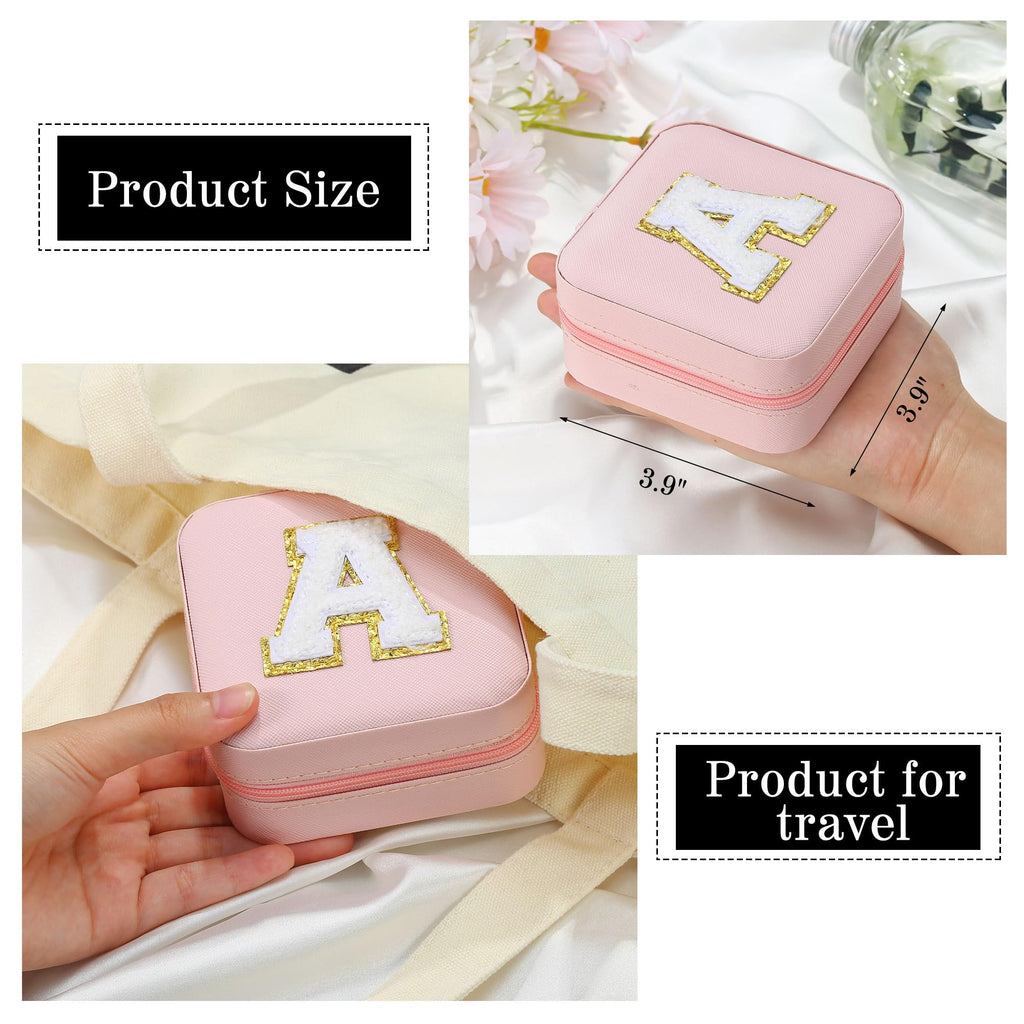 Parima Gifts for Mom Birthday - Small Travel Jewelry Case for Travel Gifts, Christmas Gifts for Mom, Gifts Ideas Basket for Mom, Travel Essential for Necklaces Rings Earrings Organizer