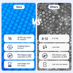 Solar Pool Cover, Durable 16 mil 16 × 32 ft Pool Covers for Inground & Above Ground Pools, Solar Pool Heater, Rectangle Solar Blanket with Bubbles, Blue