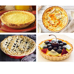 Waytiffer Pie Pans (100 Pack) 5 inch HEAVY-DUTY Disposable Aluminum Foil pie/tart Pans for Baking Personal Mini Pies, Foil Pie Tin for Bakeries, Cafes,Easily Stack & Store, Freeze & Reheat