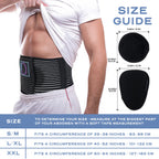 Abdomencare Umbilical Hernia Belt for Men and Women | Abdominal Hernia Belt for Women & Men with 2 unique compression pads | Belly Button Umbilical Hernia Belts for Men | L/XL