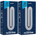 Replacement Hose For Above Ground Pools [Set of 2] 1.25" Diameter, 59" Long Accessory Pool Pump Replacement Hose - Filter Pump Hose Compatible with Intex Pump Models #607/#637