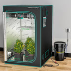 MARS HYDRO Auto Drip Irrigation Kits Garden Watering System for Indoor, Lawn, Greenhouse, Yard, 5-Gallon Bucket 22W Water Pump with 8 Drip Emitters