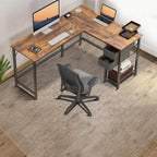 Clear Chair Mat, TYDLE 50" x 65" Large Office Chair Mat for Hard Floor, Vinyl Chair Mat for Gaming Chairs, Slip Resistant Floor Protector Rolling Computer Desk Mat for Hardwood Floor, Clear