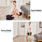 Portable Steam Sauna Spa with Remote Control, 9-Gear Temperature, 60 Minute Timer, Atomization Function, Personal Sauna Tent for Therapeutic Relaxation Detox at Home (31.5 x 31.5 x 40.6In, Purple)