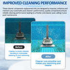 ChangTa Pool Cleaner Pod Swing Combo Kit, AXV621DAT Pool Vac A-Frame/Turbine Tune-Up Rebuild Kit + AXV417WHP Pod + AXV604WHP Bezel + Shoes + Flaps for Hayward Pool Vac, Navigator, Ultra, Aqua Bug