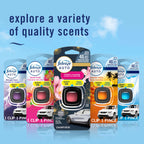 Febreze Car Air Freshener, Odor-Fighting Automotive Vent Clip, Scented Car Accessories, Long Lasting for Strong Odors, Unstopables Fresh Scent, .07 fl oz, 4 Count