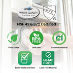 SpiroPure SP-WP400 NSF Certified Refrigerator Water Filter Replacement for UKF8001, UKF8001AXX, Filter 4, EDR4RXD1, UKF8001AXX-200, UKF8001AXX-750, Puriclean II, 9006 (3 Pack)