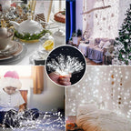 Mlambert 3 Pack 33FT Fairy Lights Battery Operated with Remote and Timer, Dimmable Waterproof 8 Modes Lights for Classroom Christmas Party-Cool White