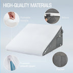 Ziiyllean Bed Wedge Pillow for Sleeping, 10-in-1 Adjustable Memory Foam Wedge Pillow for Acid Reflux, 2-in-1 Incline Wedge Pillows for After Surgery, Snoring, Back Pain Pillow Wedge