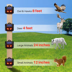 2024 Upgraded Solar Animal Repellent Outdoor Racoon Repellent Outdoor Skunk Repellent for Yard Deer Repellent Devices Predator Lights for Chicken Coop Yard Farm Garden Scare Away Racoon Coyote(4 Pack)