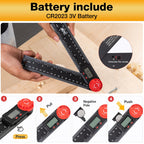 Digital Angle Finder Protractor, Angle Finder Ruler, 7inch 200mm, Angle Measuring Tool for Woodworking,Carpenter,Construction,DIY Measurement