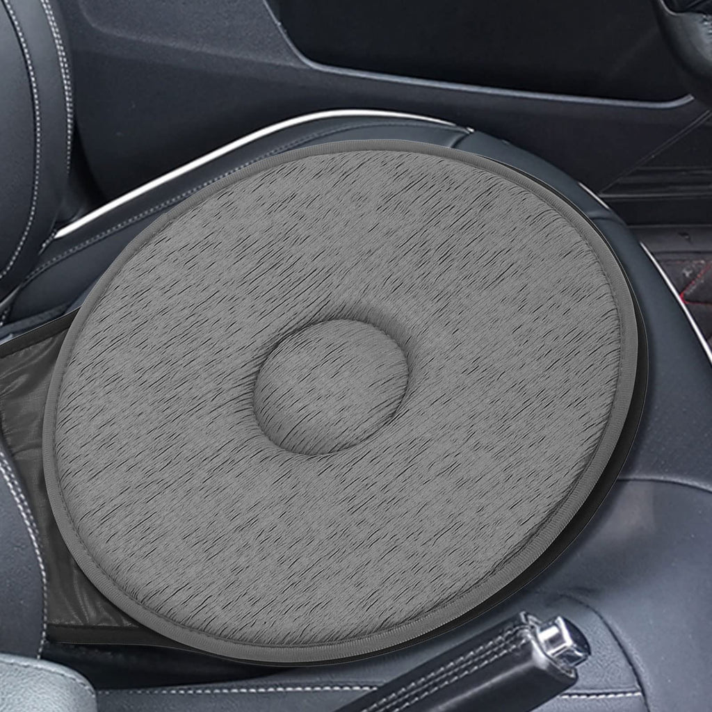 360 Rotating Seat Cushion for car, Swivel Car Seat Cushion for Elderly, Adult and Pregnant, Beneficial Comfortable Portable Transfer Aid, Non Slip, Ergonomic Design, 15.7 Inches in Diameter