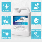 Black Diamond Stoneworks MARBLE & TILE FLOOR CLEANER. Great for Ceramic, Porcelain, Granite, Natural Stone, Vinyl and Brick. No-rinse Concentrate.(1-Gallon)