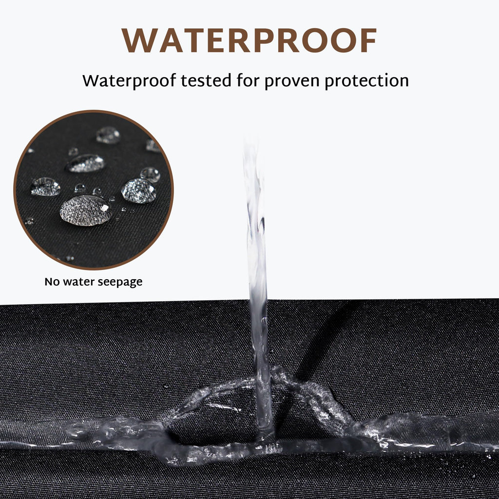 iBirdie Outdoor Waterproof and Weatherproof Hot Tub Cover 90 x 90 inch fit 89 x 89 or 88 x 88 or 87 x 87 Square SPA 600D Heavy Duty Protectors Protective Cover Cap
