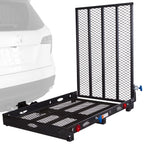 Silver Spring Steel Folding Scooter and Wheelchair Carrier with Ramp