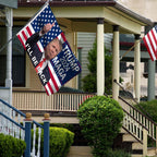 Trump 2024 Flag, Trump Flag 3x5 FT Polyester Banner with Brass Grommets for Indoor Outdoor Decorations (black6)