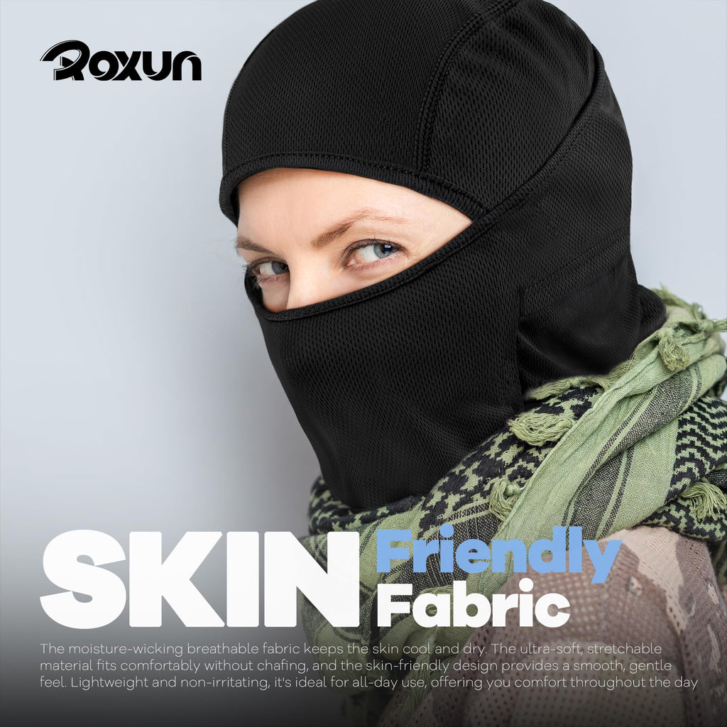 Ski Mask Balaclava Shiesty, Motorcycle Summer Cooling Breathable UV Protector for Men/Women Red
