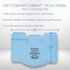 Core Products Soft Comfort CorPak, No Frost Hot and Cold Therapy Pack - 11" x 15", Made in The USA